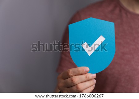 protection sign shield safe concept