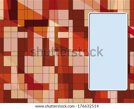 business card with abstract texture. vector illustration