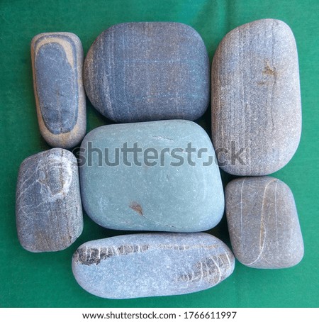 Different interesting stones of the Black 