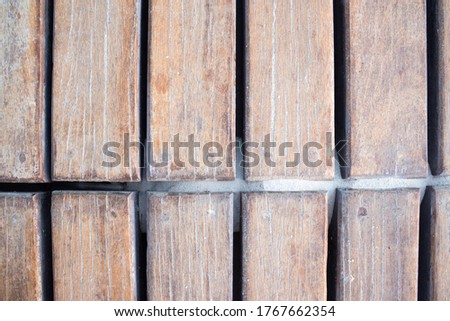 Wooden pier on the beach, copy space photo