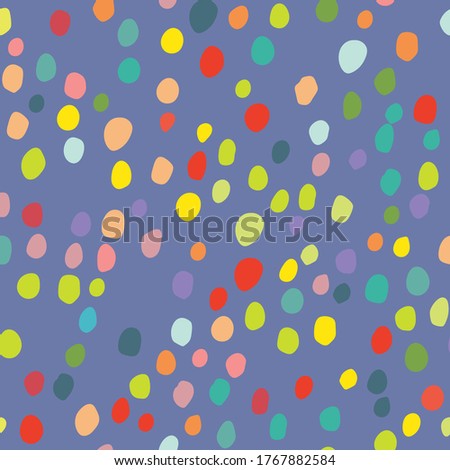 Seamless Vector Dot. Small Party Color Background. White Random Spot Splatter. Halftone Ink Dot Sparkle. Rainbow Pattern Cool Bubble. Abstract Graphic Blob. Polka Dot. Pink Bright Background Color.