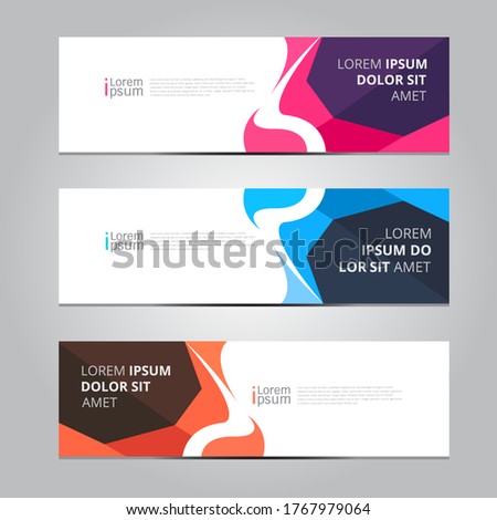 Vector abstract design background texture  banner template
