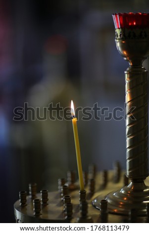 Background light candle decor atmosphere
