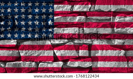 The U.S. flag is in texture. Template. America comes first.