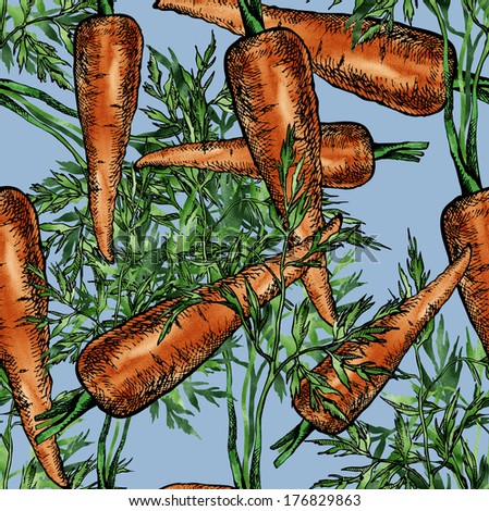 Carrot Seamless Pattern