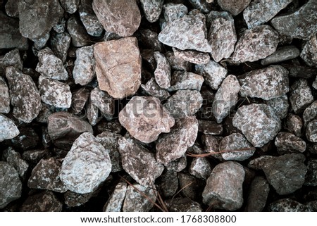 Rocks texture background aerial photo. 