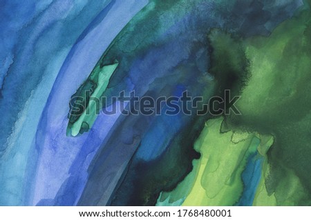 Abstract Watercolor Background. Watercolor Painting