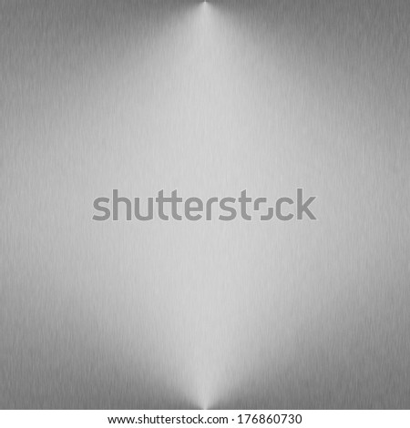 Stainless Steel Background with 2 Lights