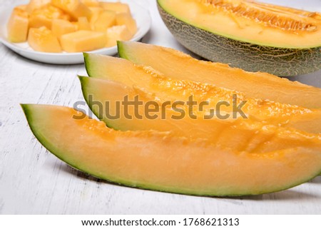 Sweet and delicious Hami melon