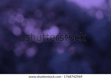 abstract background banner - violet, lilac, blue blurred bokeh lights, empty basis for the designer with sparkles, postcard