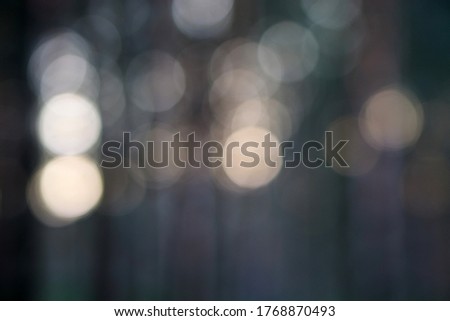 Moving bokeh background, defocus, blur, blinking light Royalty-Free Stock Photo #1768870493