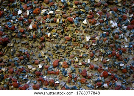 The surface of the processed stones is marble and granite in the facing plates
