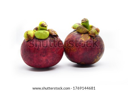 Mangosteen a famous tropical fruit with nice taste