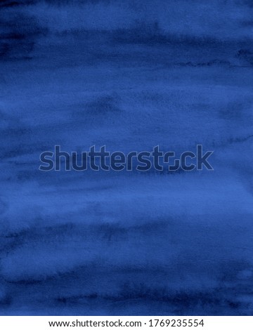 Navy Blue Watercolor Background, Abstract Blue Digital Paper, Winter Background, Watercolour Paper Texture