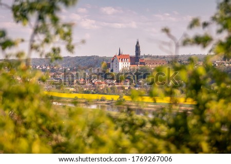View to the Albrechtsburg Meissen