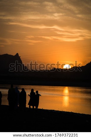 Sunset is always beautiful,This picture taken in Chenab River Chiniot ,Pakistan.