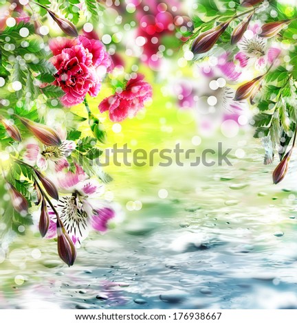 Background of flowers
