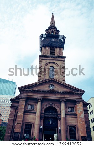 Boston Arlington Street Church in Massachusetts.