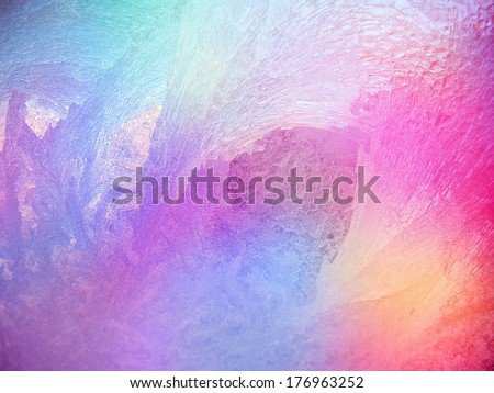 Ice on a window, background Royalty-Free Stock Photo #176963252