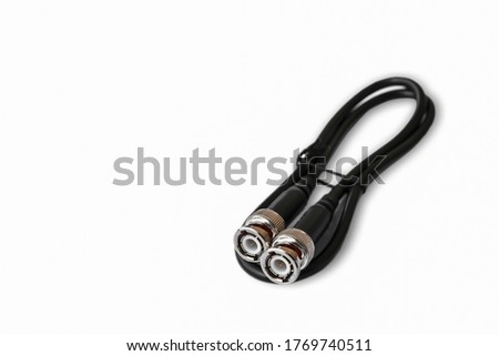 Connector Wireless  Microphone Cable isolated on white background