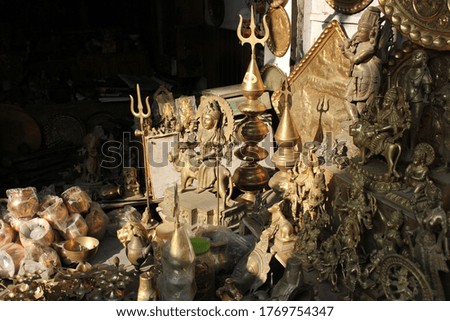 Metal craft and Hindu goddess