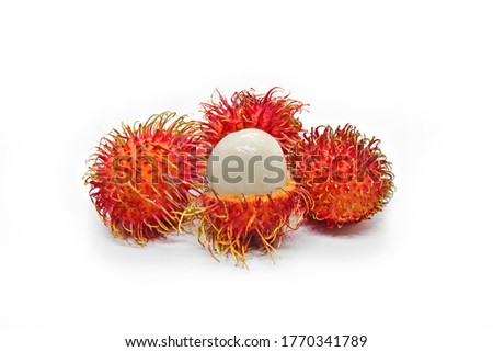 Rambutan a famous fruit in Asia