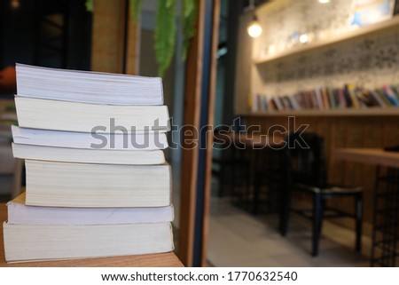 Photo of Book in library concept 