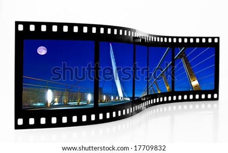 Swansea Sail Bridge Film Strip