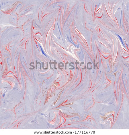 Handmade marbled paper - seamless background - decorative pattern - oil paints - Japanese handmade - continuous replication