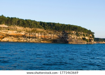 Lake Superior Coastline with Cliffs