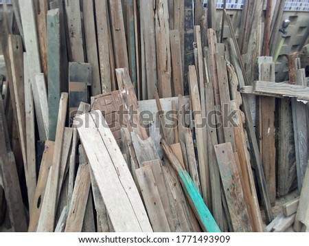 old wooden pieces anctient wood residuals