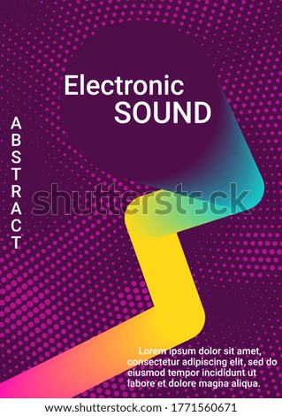 Modern design template. Abstract musical cover for print design. Concept business vector.