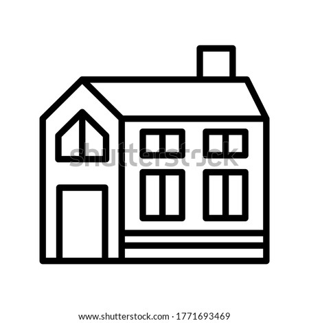 House icon or logo isolated sign symbol vector illustration - high quality black style vector icons
