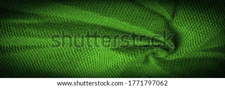 Texture. Background. Background. Green field of fabric. fabric, tissue, textile, cloth, web, material
