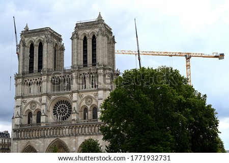 The cathedral Notre Dame de Paris