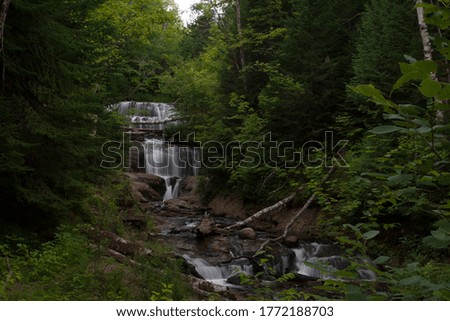 Grand Sable Falls in the Upper Peninsula