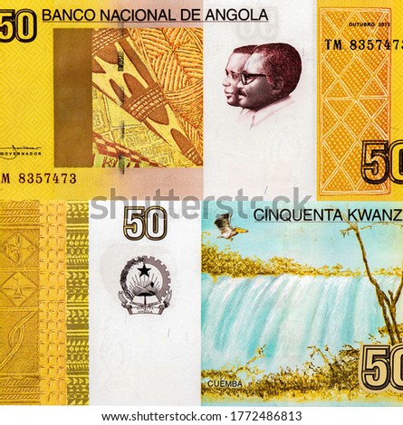  Angola 50 Kwanzas 2012 Banknotes.