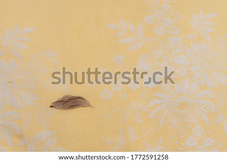Feather pillow as background and texture