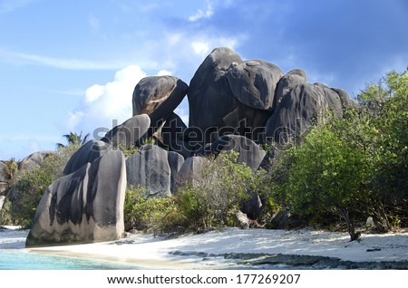 La digue island Seychelles