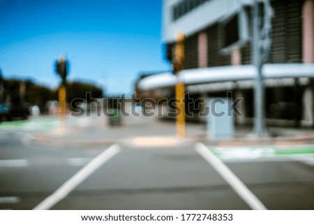 Abstract background -Wellington city in bokeh 