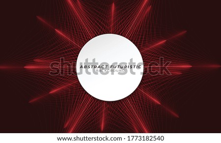 Abstract circle lights pattern technology background. futuristic background, Abstract art wallpaper. Vector illustration.