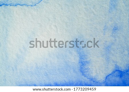 watercolor texture blue, paint on paper