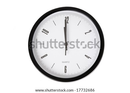 Almost 12 o`clock Royalty-Free Stock Photo #17732686