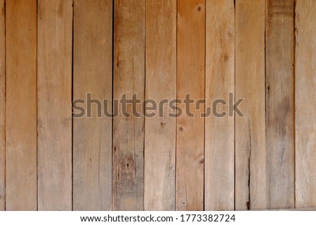 Old wooden plank used as background Natural light during the day.