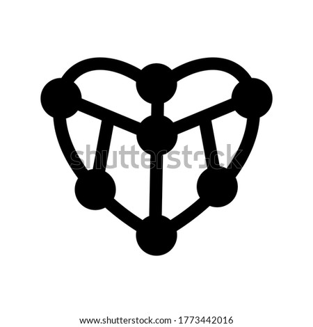 love connections icon or logo isolated sign symbol vector illustration - high quality black style vector icons
