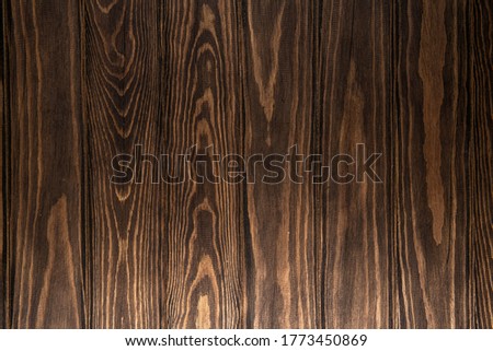 dark brown wooden background texture for photography, closeup photo