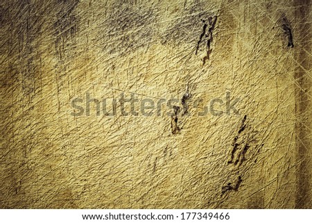 Old wooden cutting kitchen desk board background texture