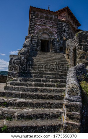 Saint-Michel chapel and rock, Puy-en-Velay, Auvergne, France