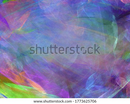 creative illustration with many colors placed on black background