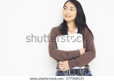 College Japanese girl Portrait
